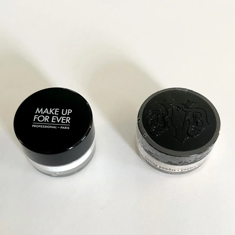 Make Up Forever MICROFINISHING LOOSE POWDER & Kat Von D Lock It Powder (SEALED)